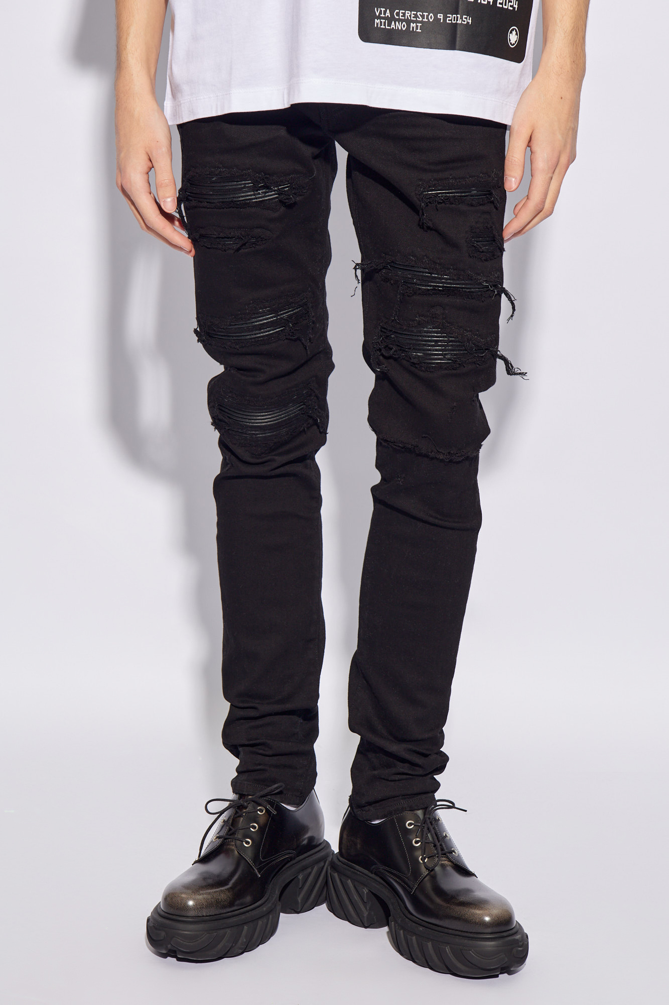 Amiri clearance distressed jeans